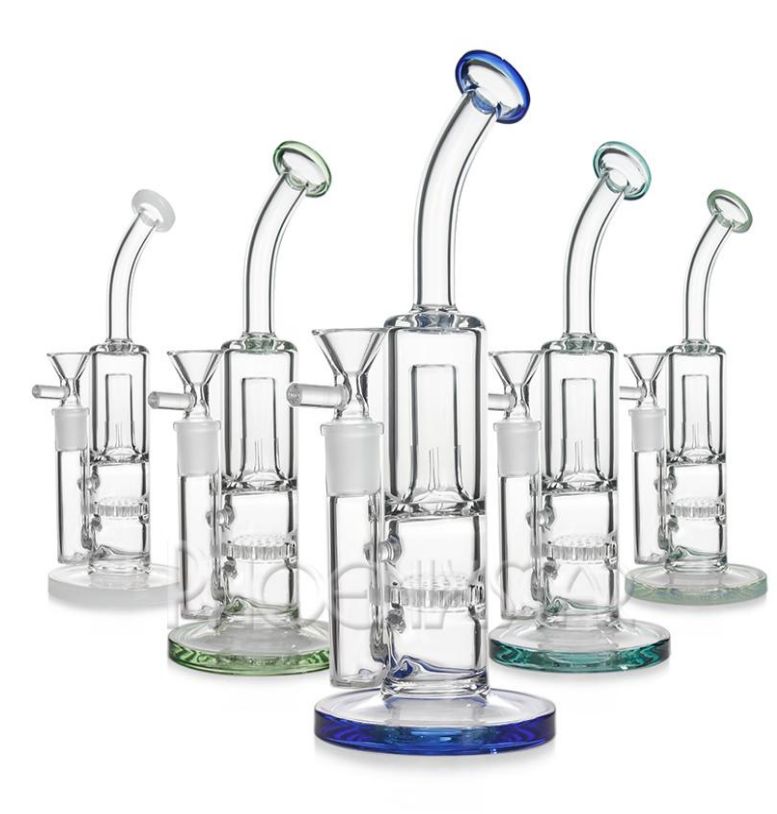 9" Honeycomb Perc Dab Rig - Smooth Hits &amp; Diffusion | wesellbongs.com