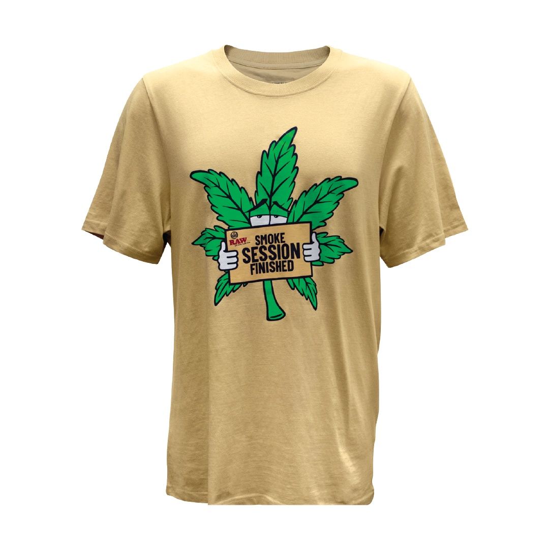 RAW Tee, Size: Large, Style: Leaf Sesh
