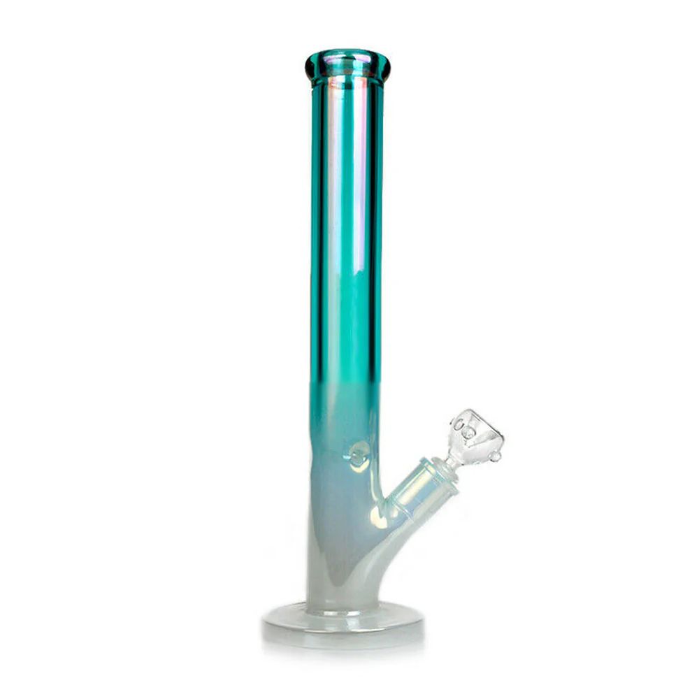 16'' | 9mm | Holographic Rainbow Straight Bong