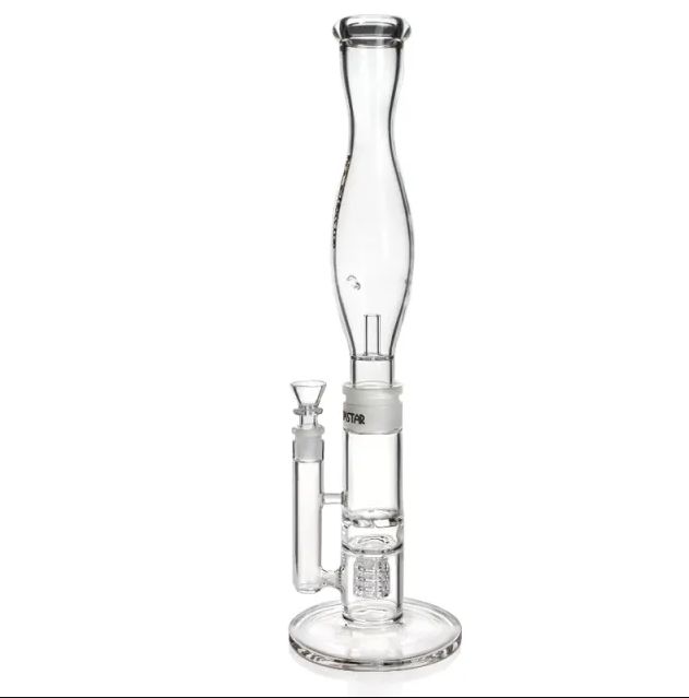 17.5" Phoenix Star Detachable Helix Double Perc Bong