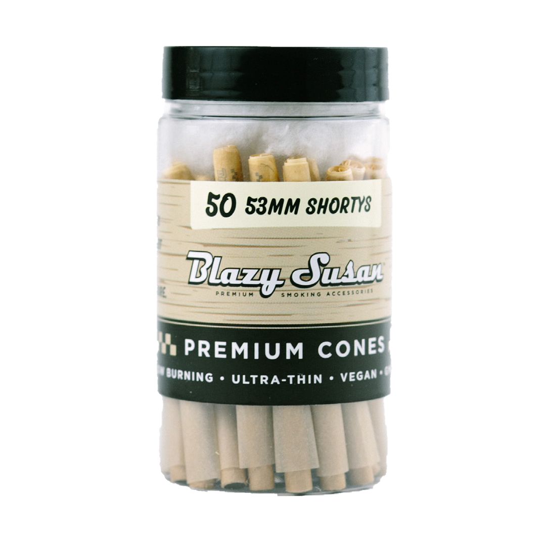 Blazy Susan | Unbleached Cones | 50ct, Size: Shorty