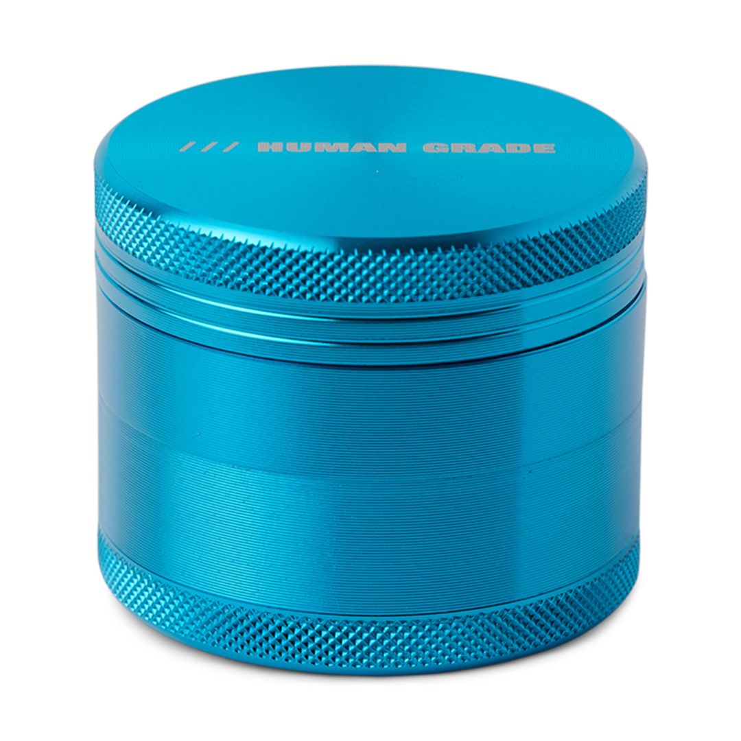 Human Grade | Aluminum Grinder | Model 1A, Color: Light Blue