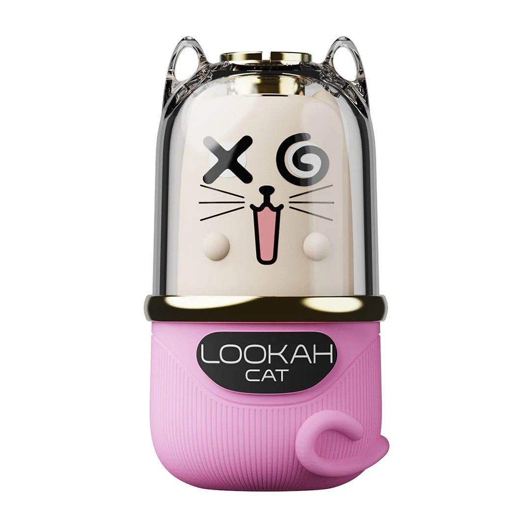 LOOKAH | Cat | Discreet 510 Battery | 510 Thread Battery, Color: Barbie Pink