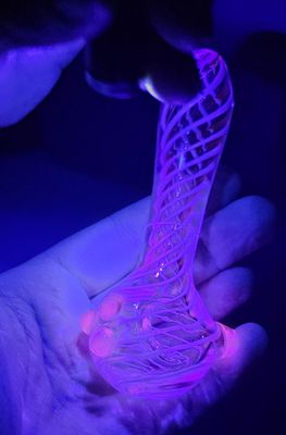 Pulsar | UV | Candy Stripe | Spoon | Hand Pipe | 4.5"
