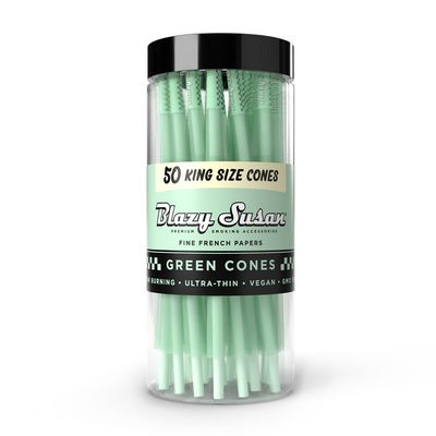 Blazy Susan | Green Paper Cones | 50ct