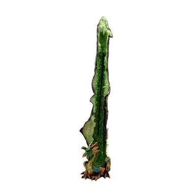 Fantasy Towers | Incense Tower Burner | Green Dragon | 13"