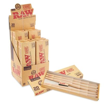 RAW | 1 1/4 | Cones | 20pc