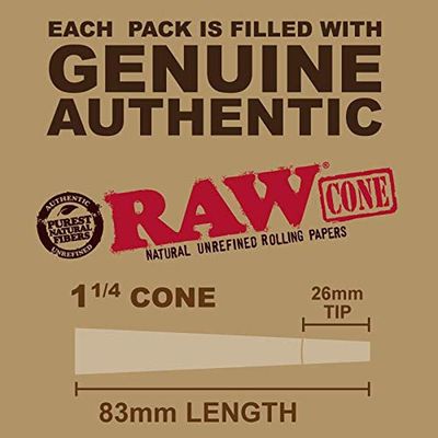 RAW | 1 1/4 | Cones | 20pc