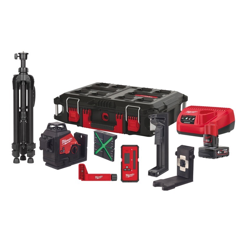 Milwaukee Kreuzlinienlaser M123PLKIT-401P