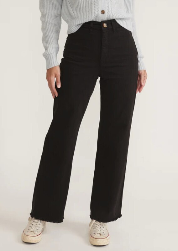 Full Length Raw Edge Bridget- Back Pockets Full Length Raw Edge Bridget- Back Pockets