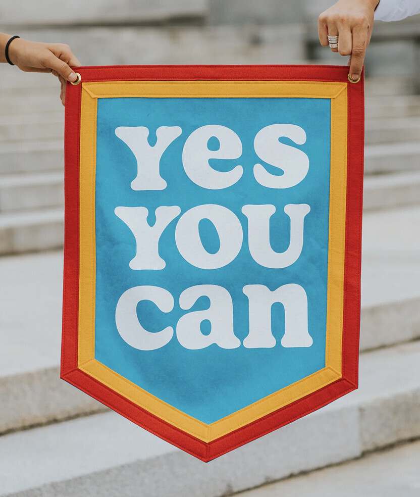 Yes You Can Pennant