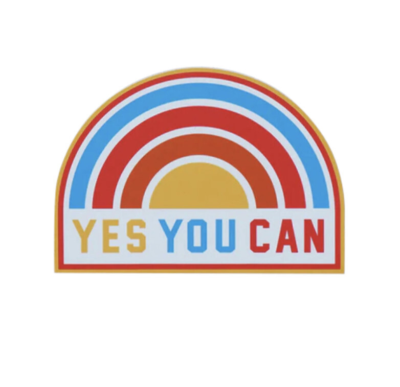 Yes You Can Sticker