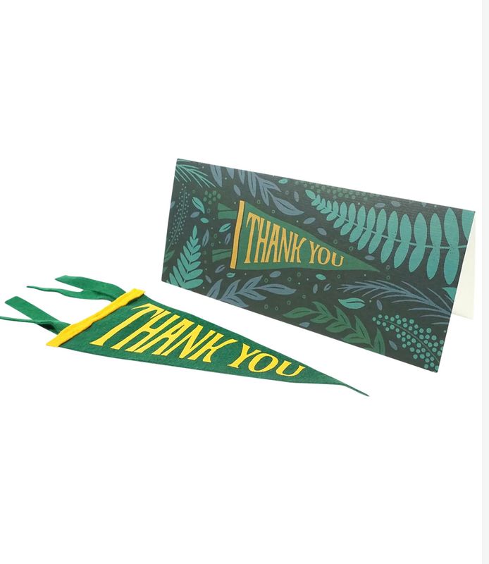 Thank You Mini Pennant and Card