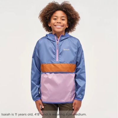 Kids Teca Half Zip Windbreaker