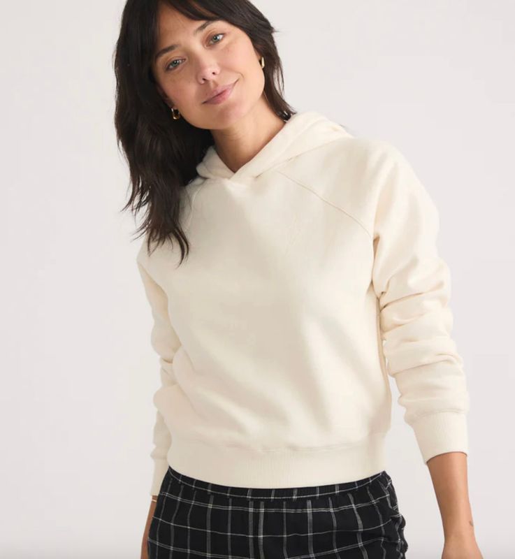 Anytime Antique White Hoodie