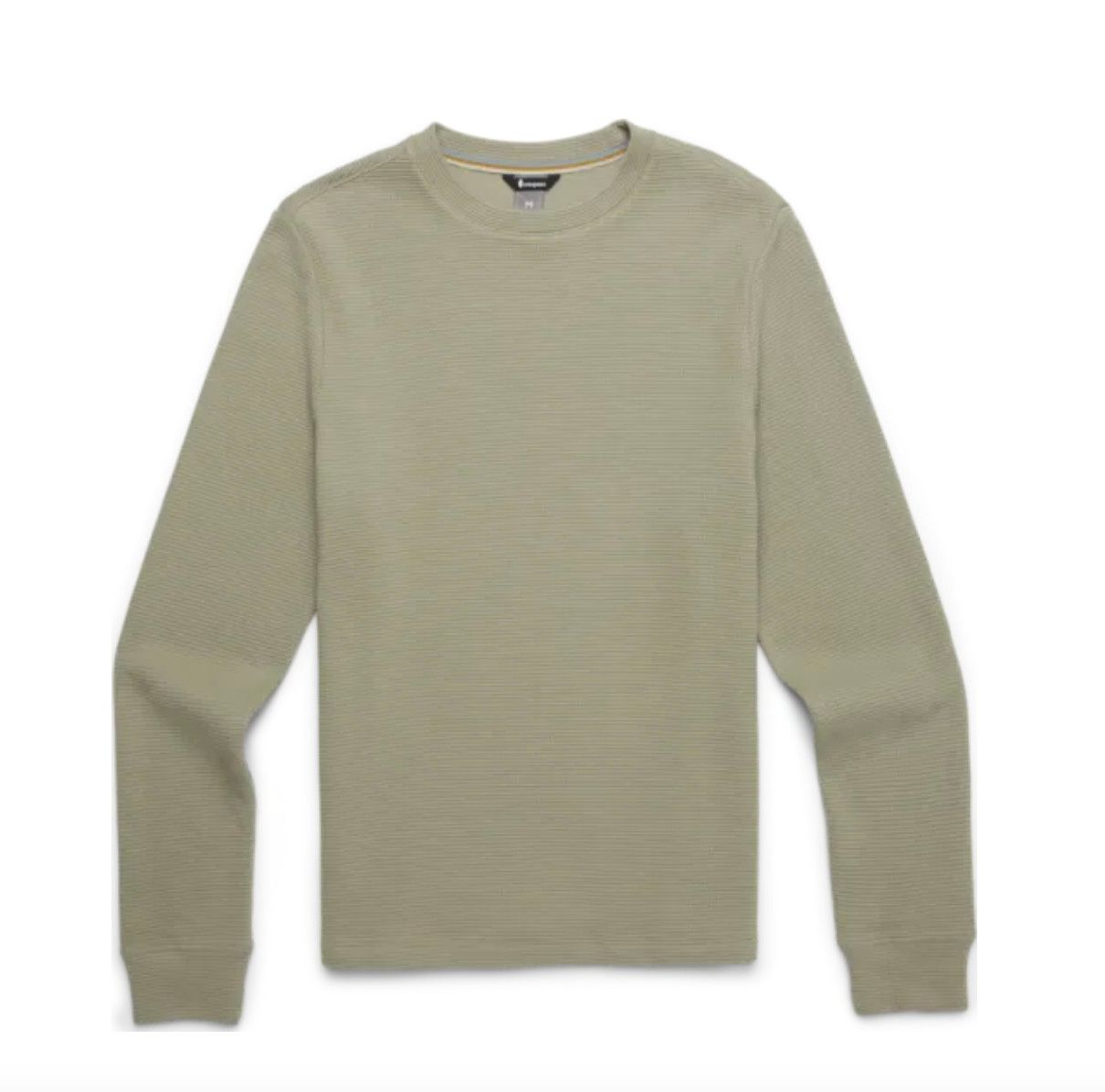 Atajo Men&#39;s Long-Sleeve Waffle Shirt - Stone