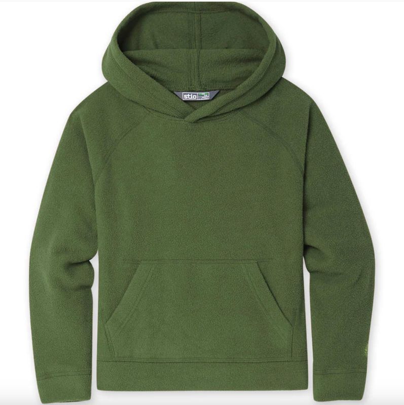 Kids Turpin Fleece Hoodie - Pine Forest