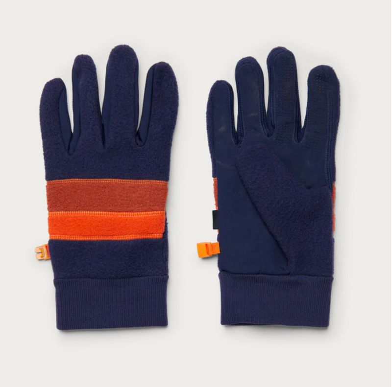 Teca Fleece Full Finger Gloves - Maritime