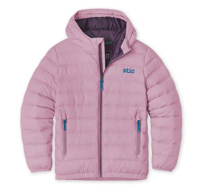 Stio Kids Hometown Down Hooded Jacket - Berry Smoke Stio Kids Hometown Down Hooded Jacket - Berry Smoke
