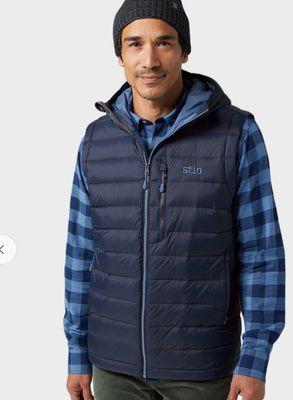 Hometown Down Hooded Vest - Mountain Shadow