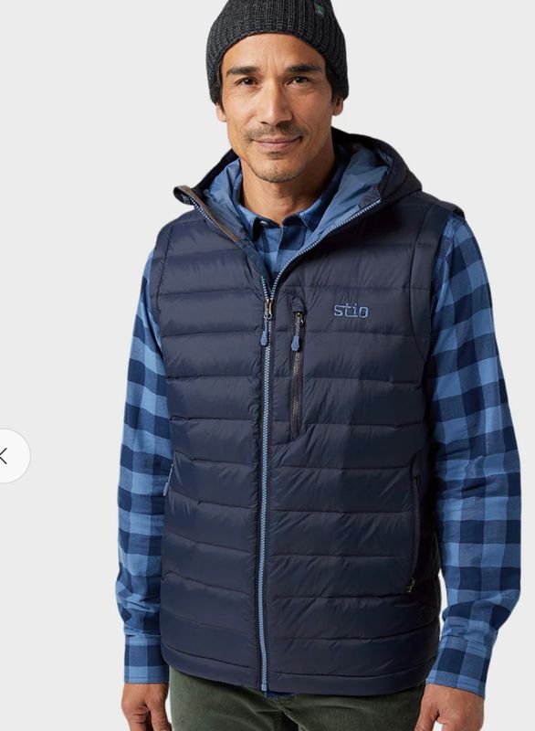 Hometown Down Hooded Vest - Mountain Shadow