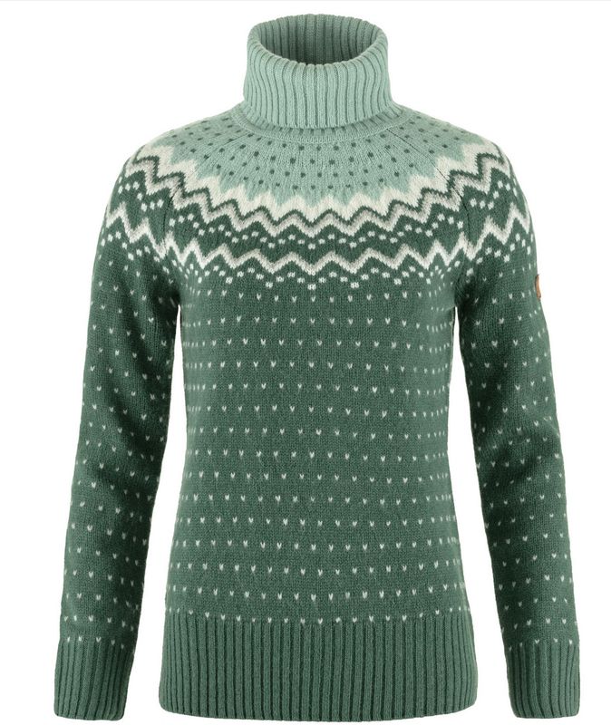 Fjallraven Ovik Knit Roller Sweater - Misty Green