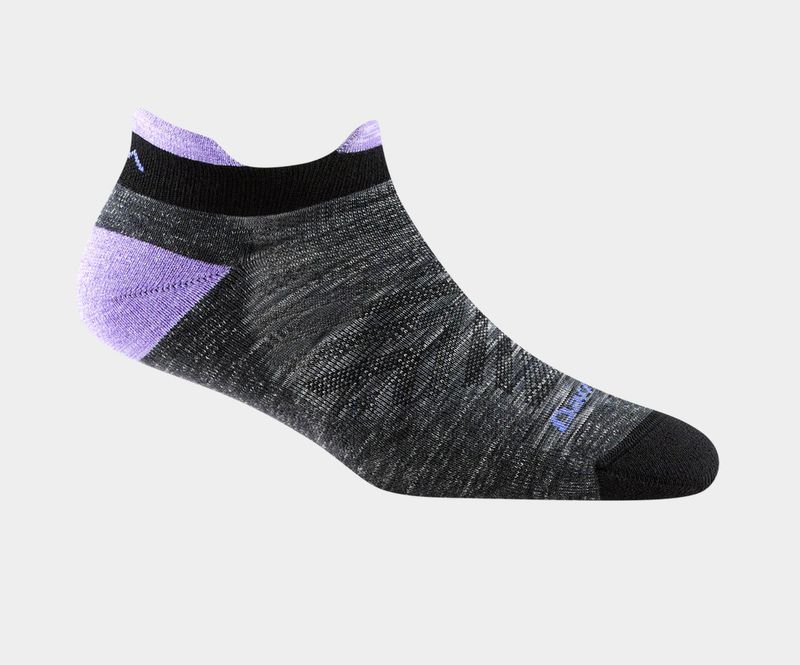Darn Tough Womans Run No-Show - Space Grey