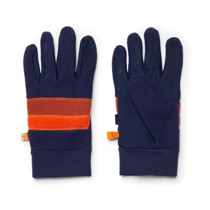 Teca Fleece Full Finger Gloves - Maritime, Size: SM