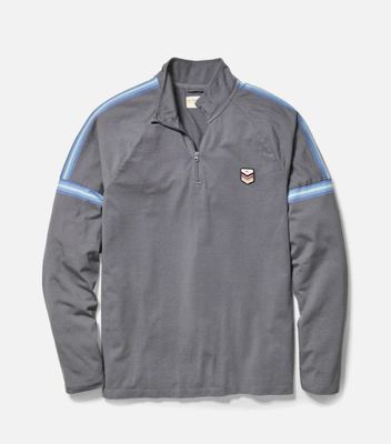 Marine Layer Archive Quarter Zip - Charcoal