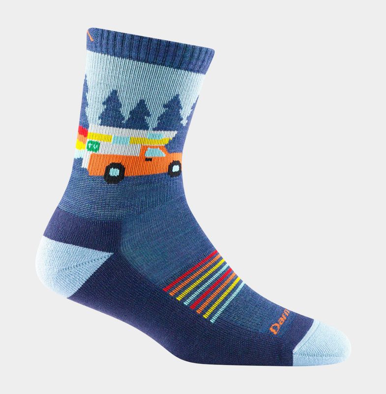 Darn Tough Juniors - Hike Crew Sock - Lightweight - Van Wild