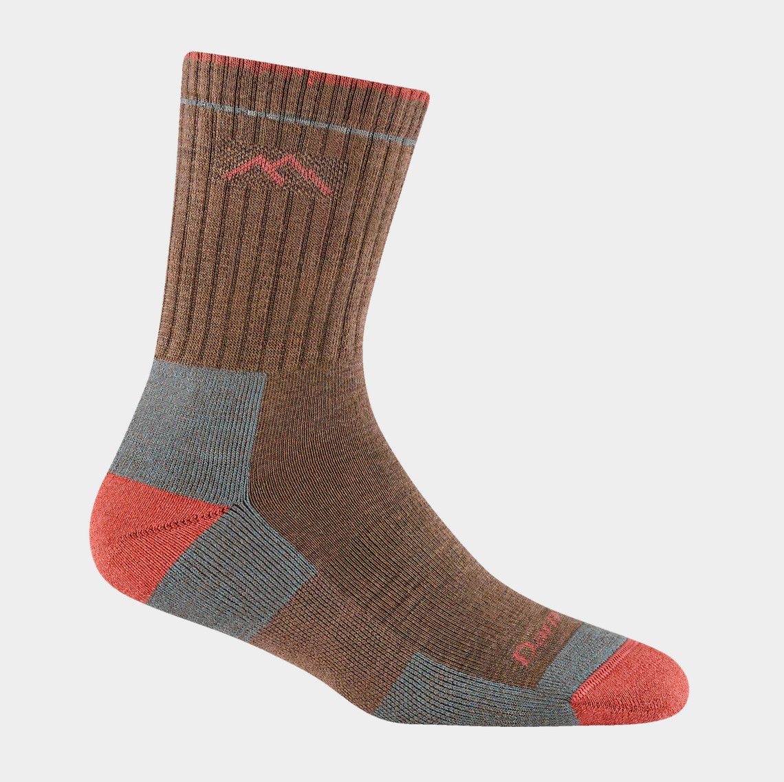 Women's Hiker Micro Crew Midweight with Cushion - Bark