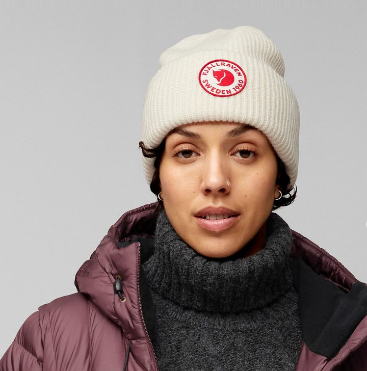 Fjallraven 1960 logo hat - Chalk White