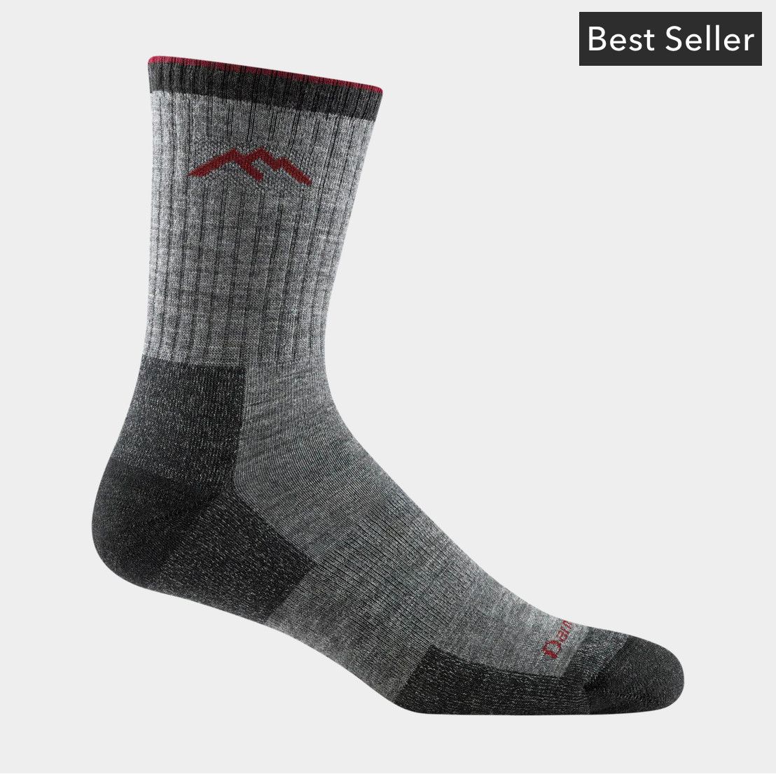 Darn Tough Hiker with Cushion - Charcaol, Size: Medium