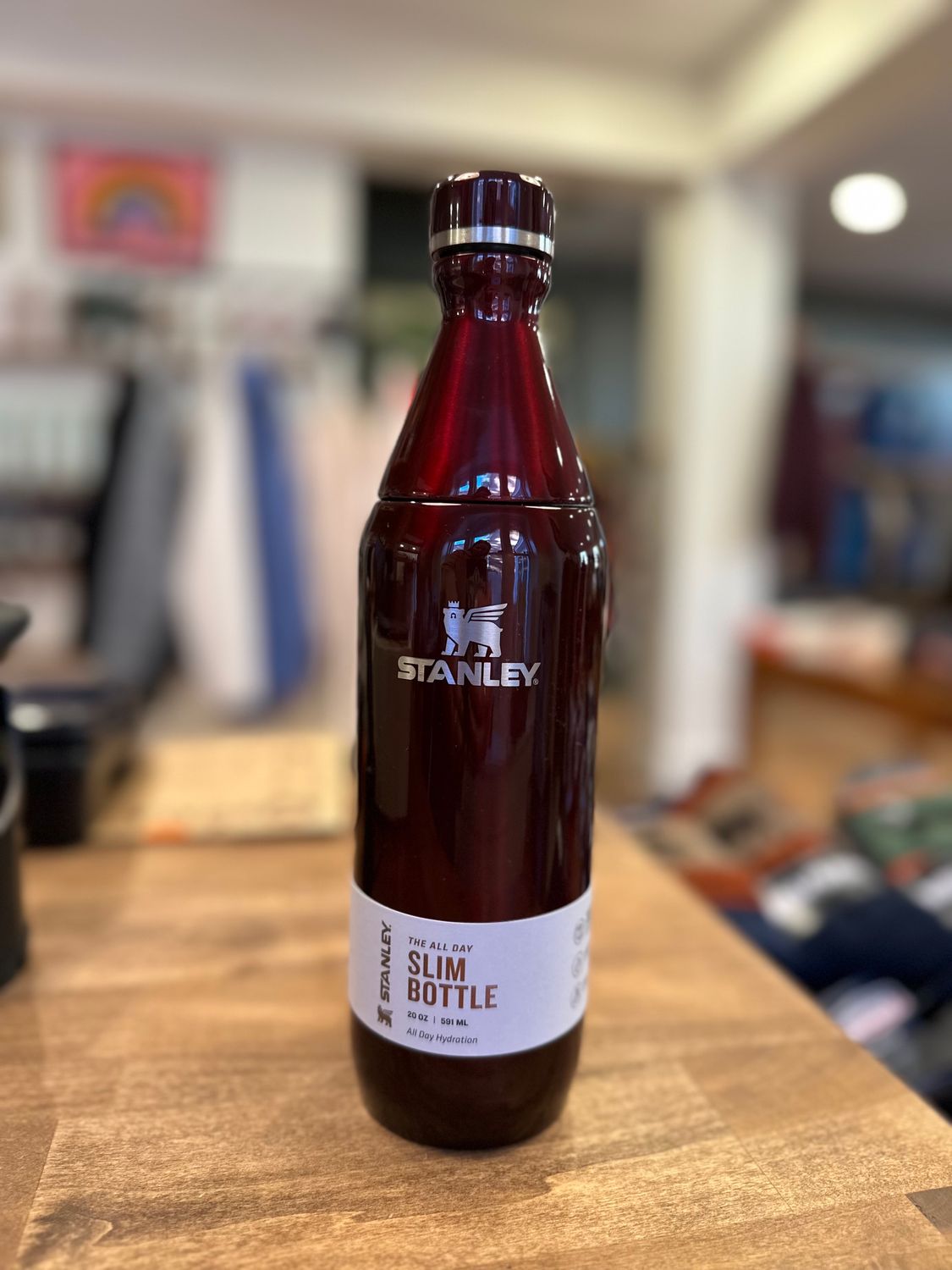 Stanley 20oz All Day Slim Bottle - Garnet Shine