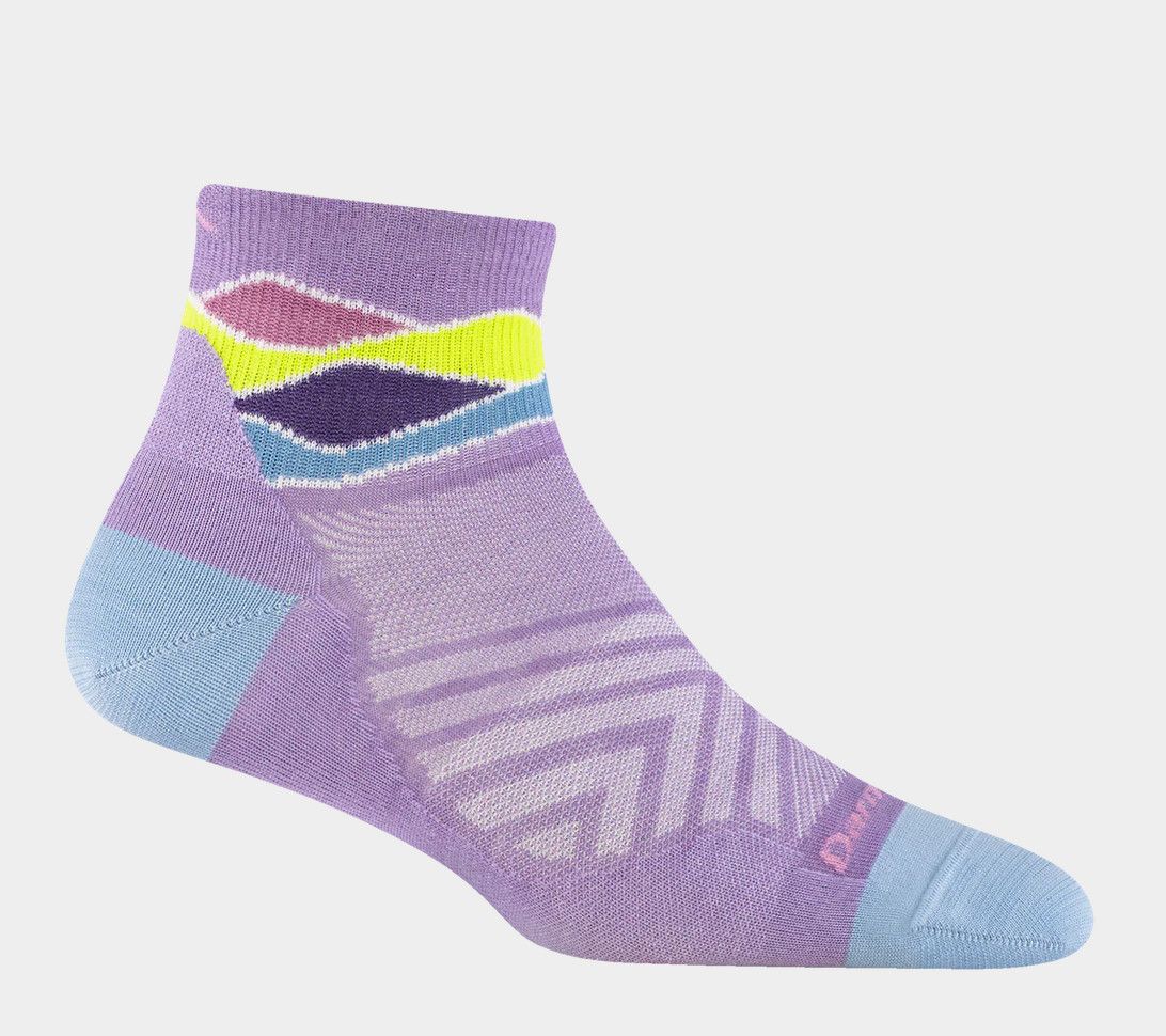 Darn Tough 1/4 No Cushion Ultra-Lightweight Running Sock - Lavender