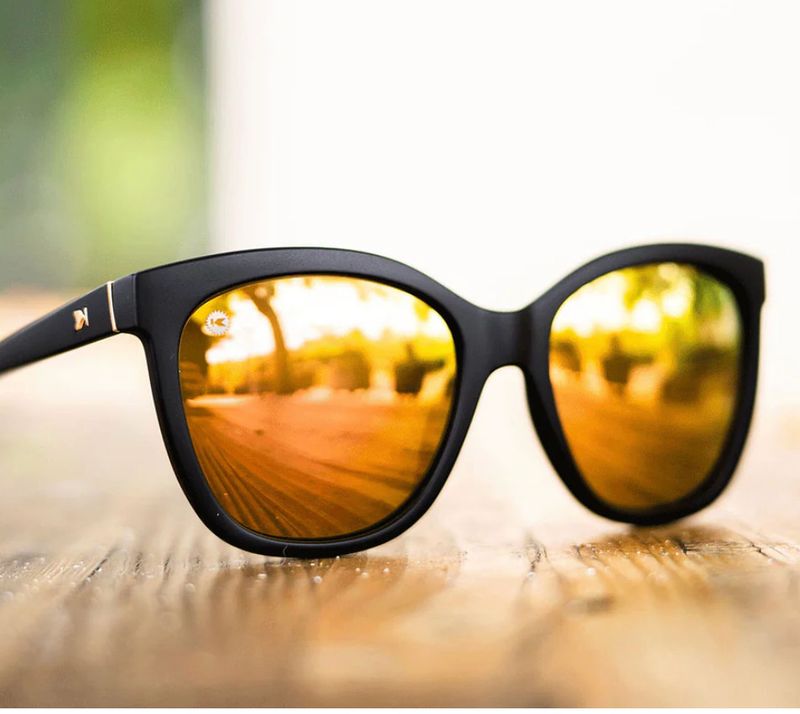 Knockaround Matte Black/Rose Gold Deja Views