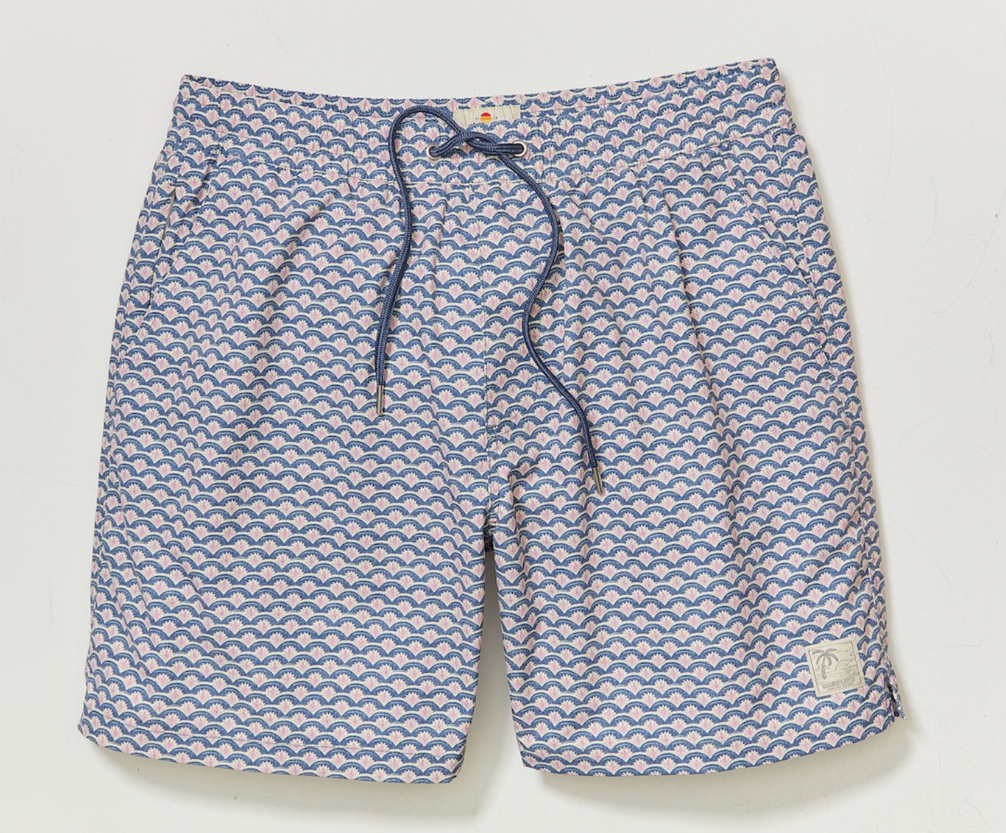 Marine Layer Lined Sport &amp; Swim Short 6&quot; in Japanese Wave