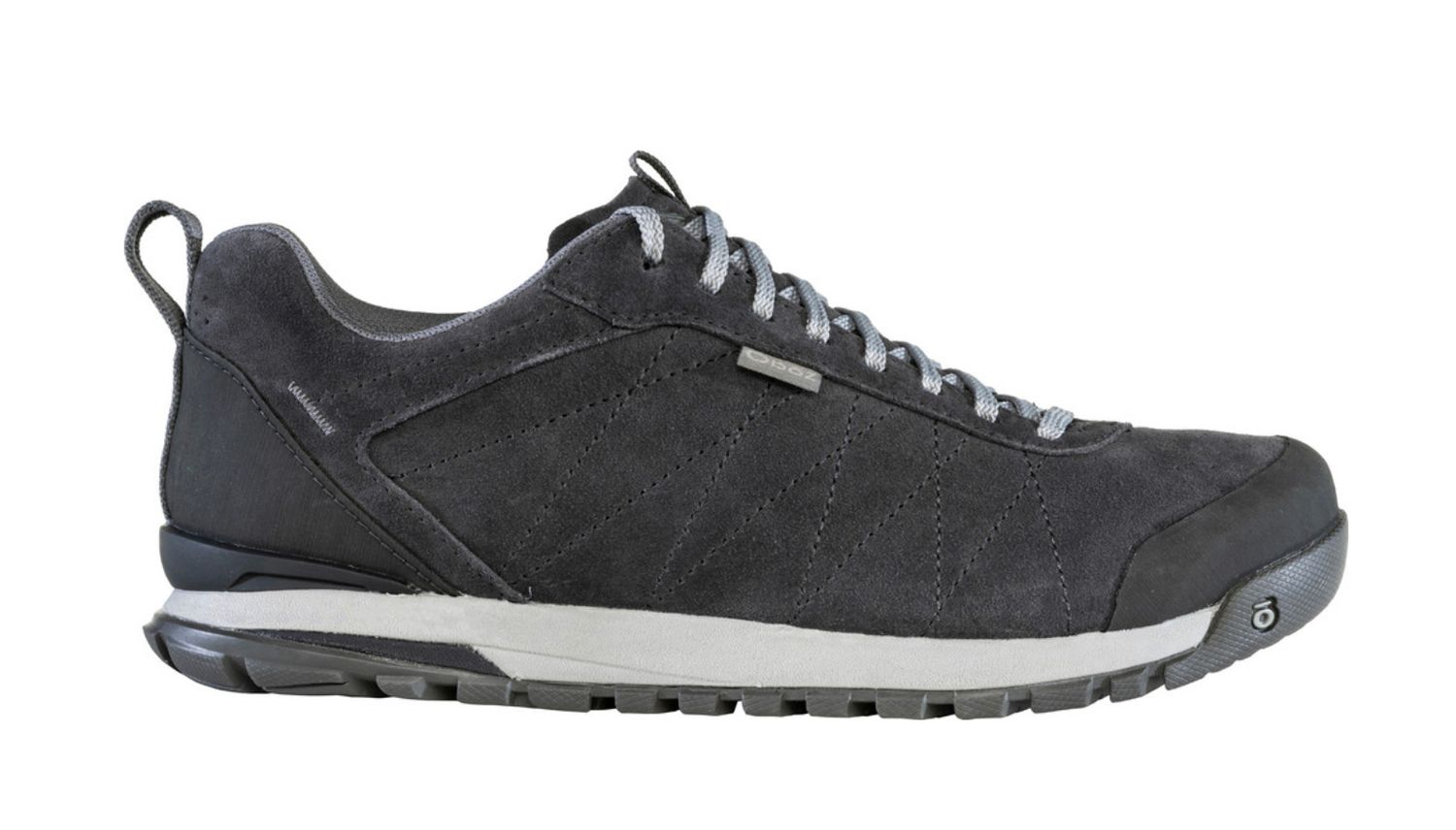 Oboz Men&#39;s Bozeman Low Leather Shoe - Black Sea