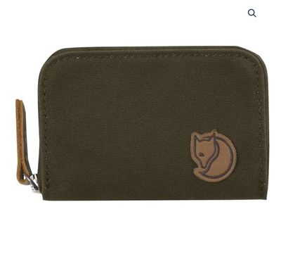 Fjallraven Zip Card Holder - Dark Olive