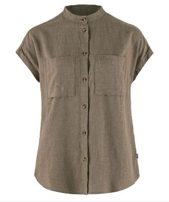 Fjallraven Ovik Hemp Shirt, SS, Suede Brown