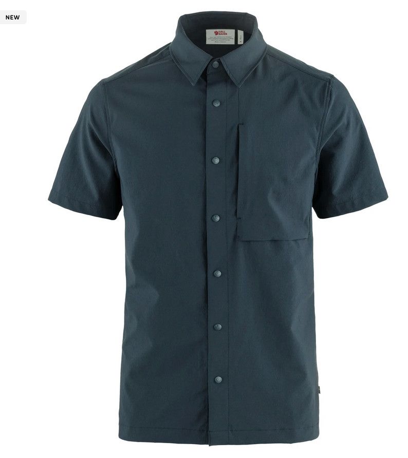 Fjallraven High Coast Pack Shirt, SS - Dark Navy