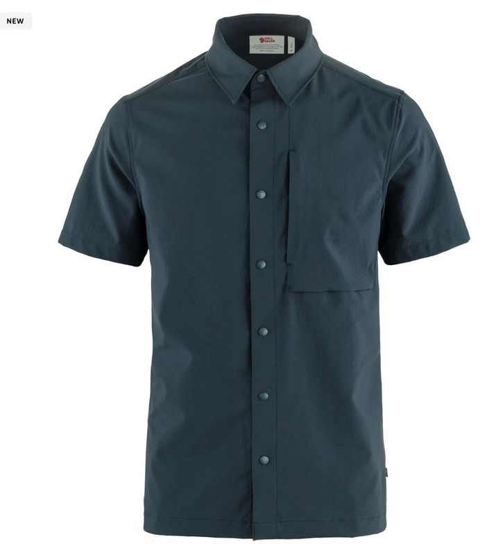 Fjallraven High Coast Pack Shirt, SS - Dark Navy