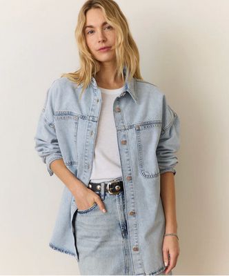 Marine Layer Molly Denim Shirt Jacket