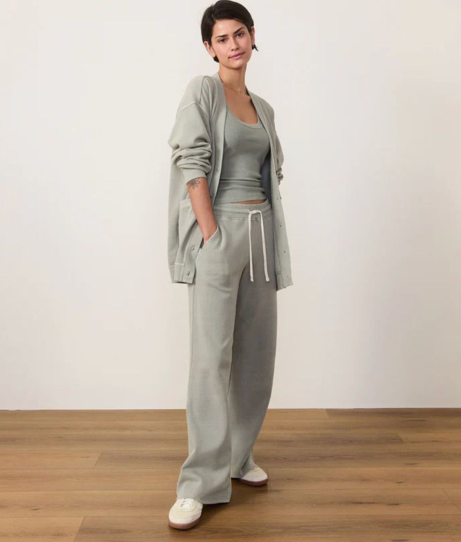 Marine Layer Cloud 9 Wide Leg Sweatpant