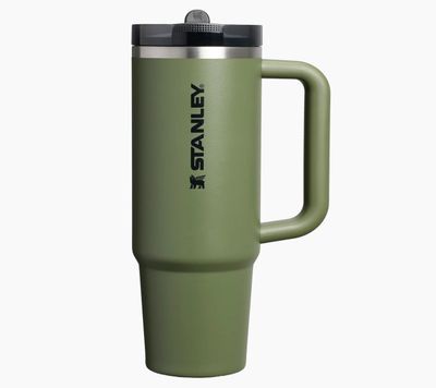 Stanley 30 oz Flip Straw Quencher Protour Tumbler in Dried Pine