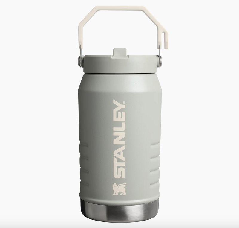 Stanley 64 oz Iceflow Flip Straw Jug in Sage Grey