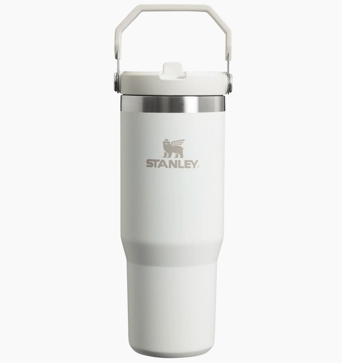 Stanley 30 oz Iceflow Flip Straw Tumbler in Frost