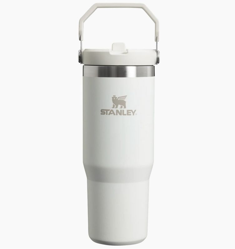 Stanley 30 oz Iceflow Flip Straw Tumbler in Frost