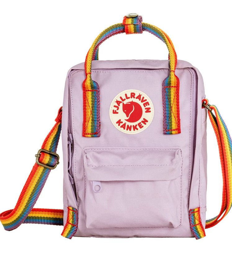 Fjallraven Kanken Rainbow Sling in Lavender