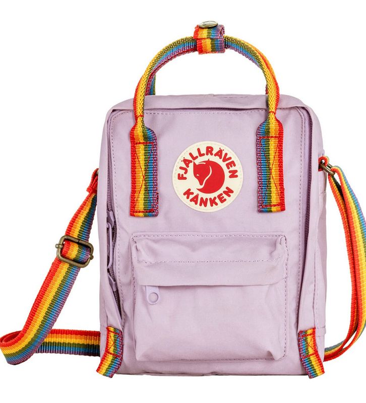 Fjallraven Kanken Rainbow Sling in Lavender
